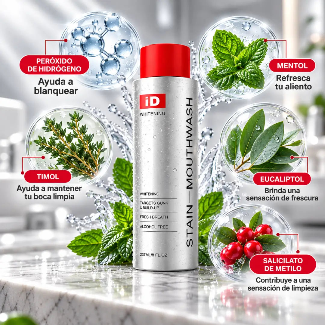 iD Stain – Enjuague Bucal Antimanchas y Antirresiduos